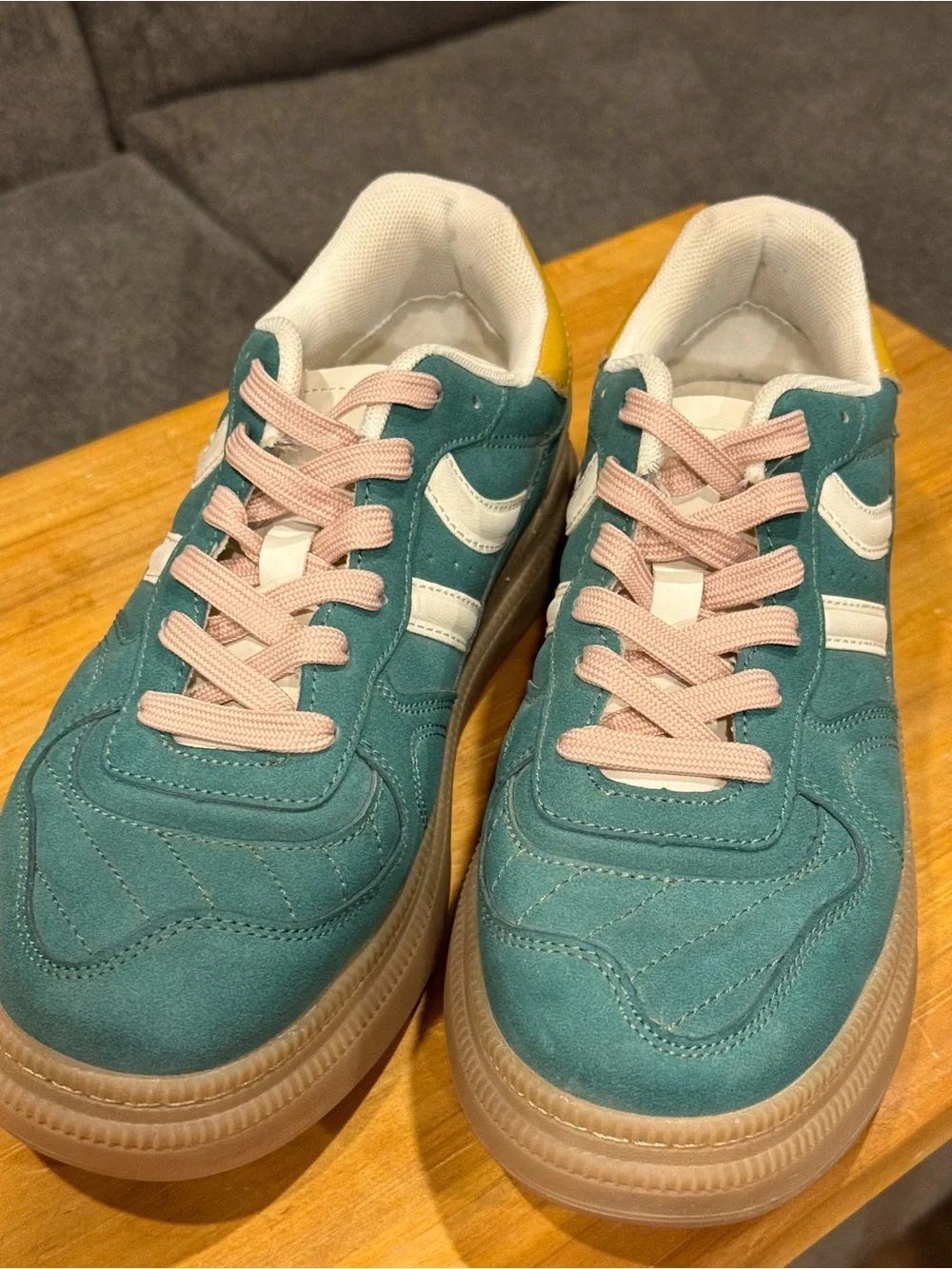 Madden Girl Goalie Platform Sneaker Women Size 7 EUC